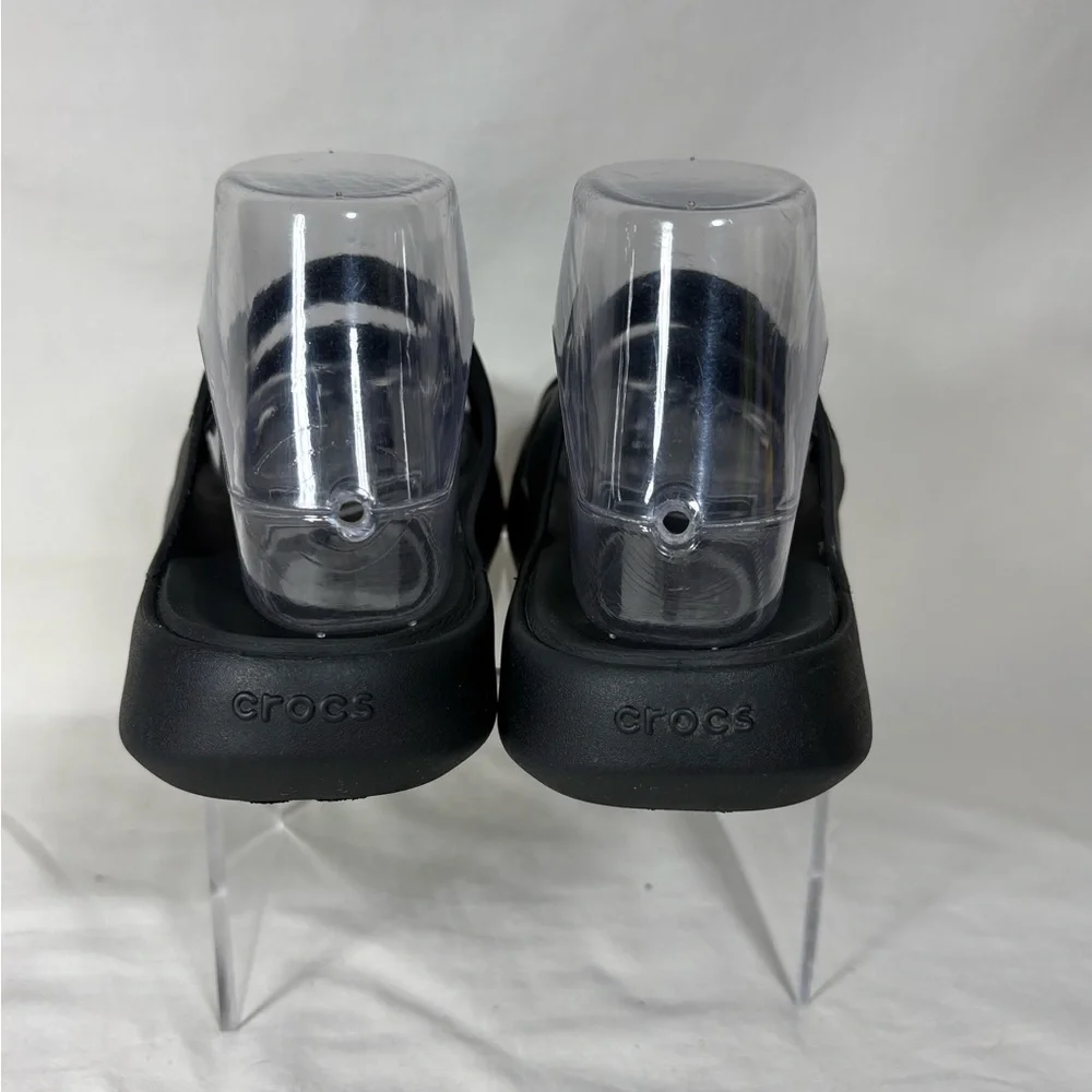 CROCS Getaway Black Sandals - Women's Size 7 - Picture 8 of 11